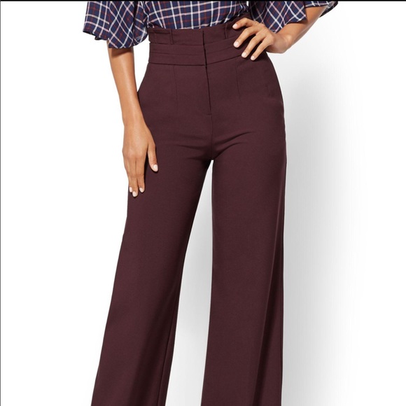 7th Avenue Paper Bag Waist Palazzo Pant - Picture 1 of 4